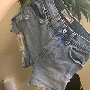 Curve love mid rise mom shorts